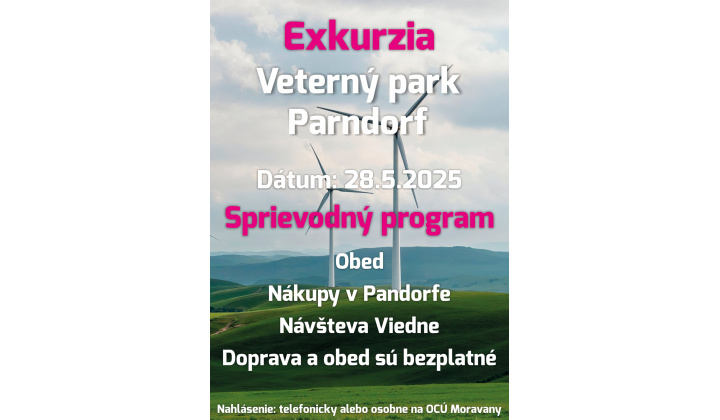 Exkurzia - veterný park Parndorf 28.05.2025