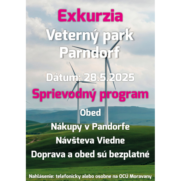 Exkurzia - veterný park Parndorf 28.05.2025