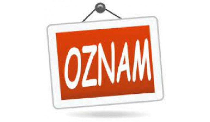 Oznam - čistenie a kontrola komínov