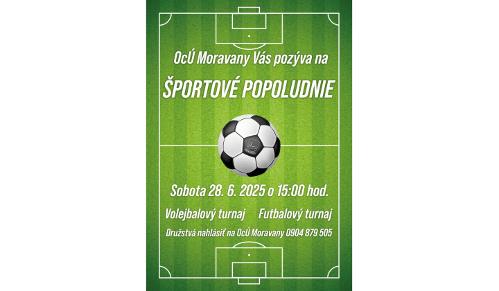 Športové popoludnie dňa 28.06.2025