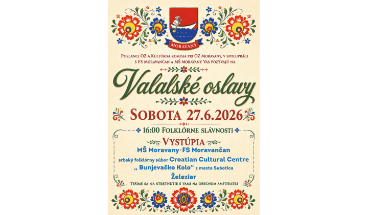 Valalské oslavy 27.06.2026